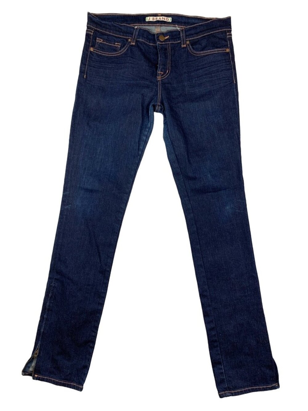 J Brand The Deal Pencil Leg Zippered Ankle Mid Rise Jeans size 29